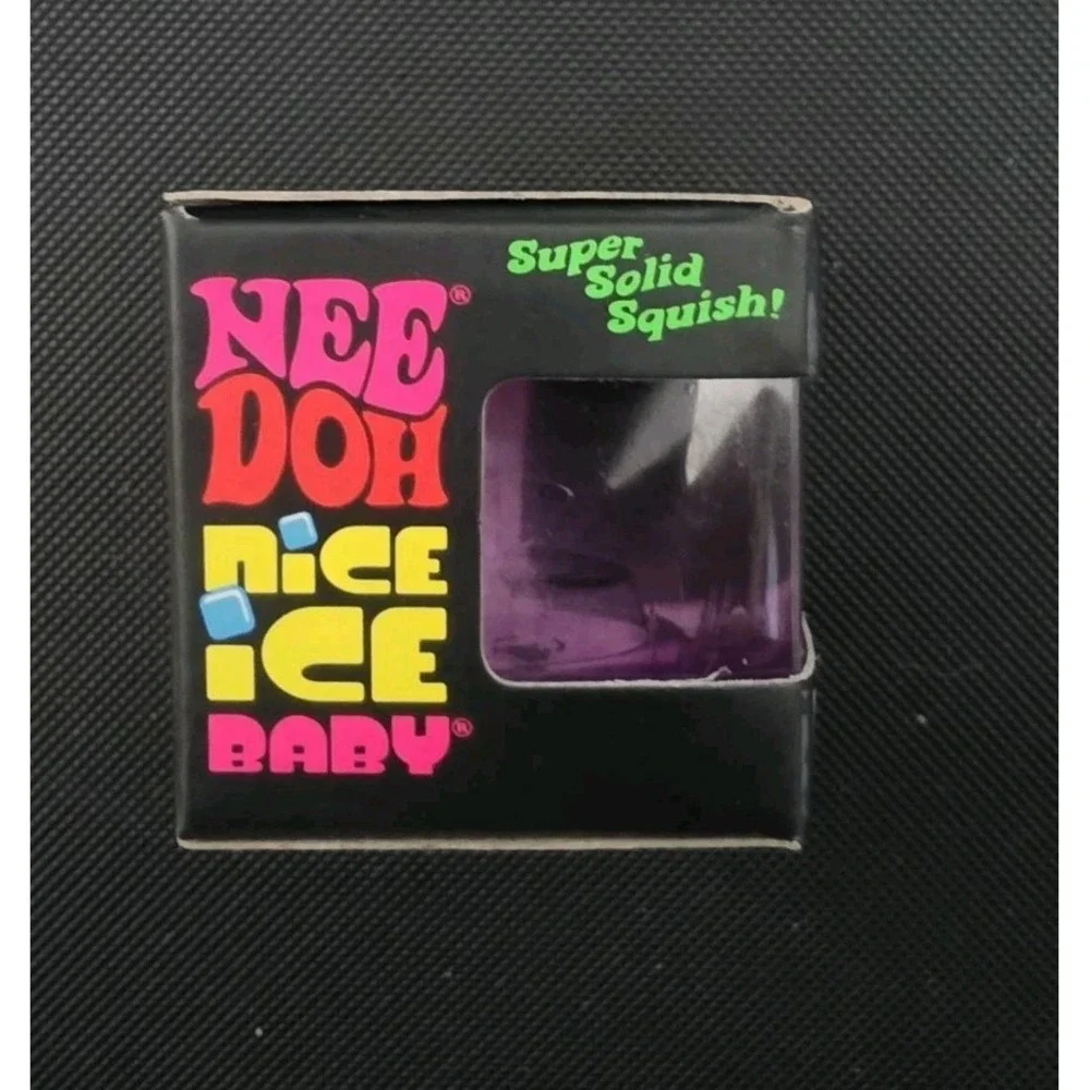 Needoh Nee Doh Schylling Nice Ice Baby- BRAND NEW AUTHENTIC PINK  1.25 IN HAND